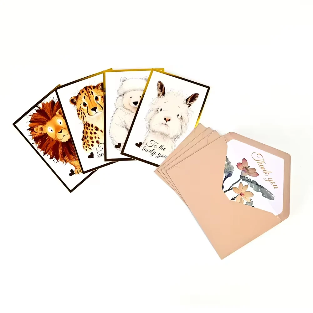 Cartoon Animal Wedding Invitation Greeting Cards