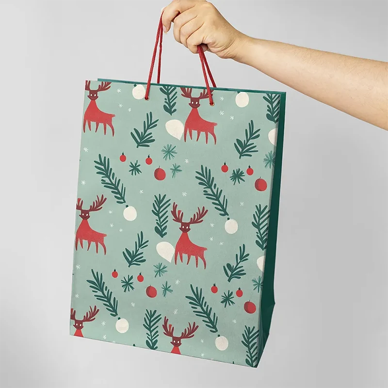 Christmas Logo Paper Bag