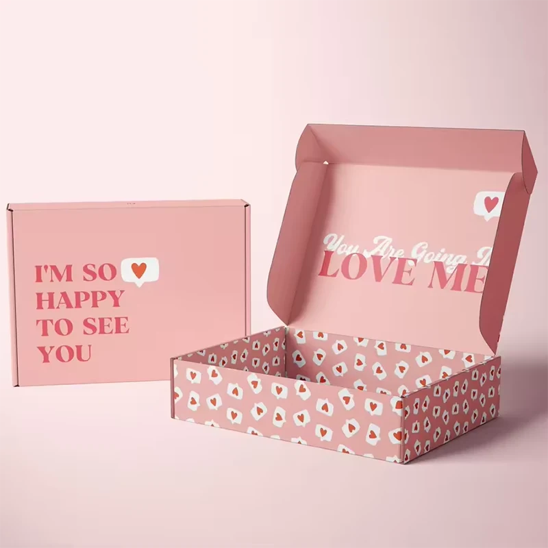 Pink Personalized Subscription Mailer Box