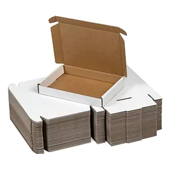 Printed White Brown Kraft Box