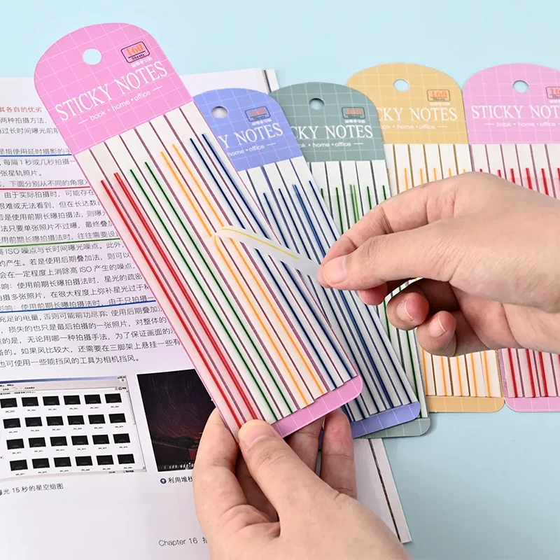 Sticky Highlighter Strips Book Tabs